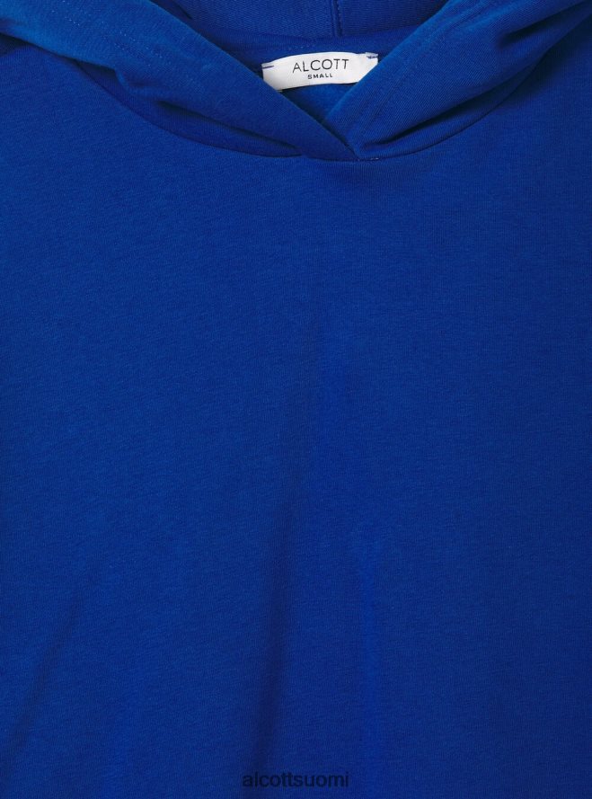 vaatetus fi Alcott naiset lyhennetty collegepaita mukavasti istuvalla hupulla bk1 musta HL28P0191