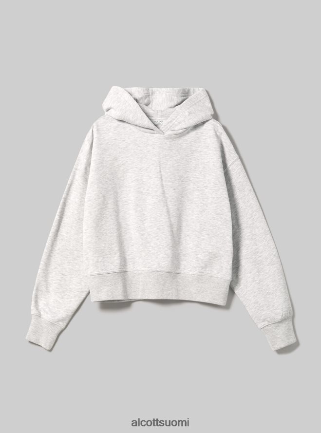 vaatetus fi Alcott naiset lyhennetty collegepaita mukavasti istuvalla hupulla bk1 musta HL28P0420