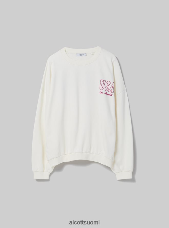 vaatetus fi Alcott naiset oversize paita printillä fx2 fuxia medium HL28P0174