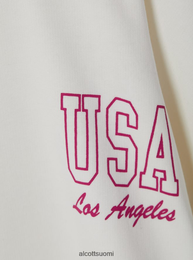 vaatetus fi Alcott naiset oversize paita printillä fx2 fuxia medium HL28P0174