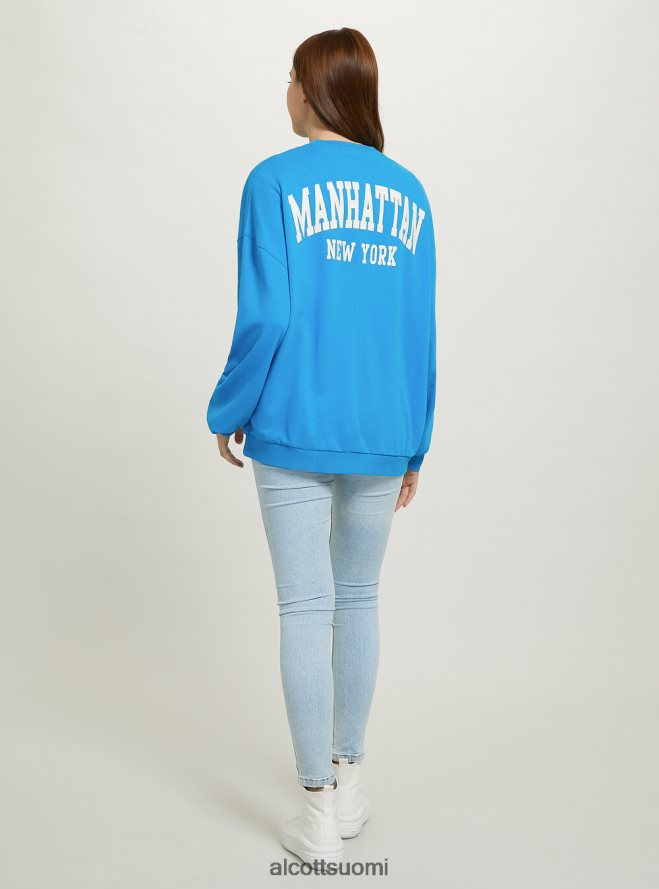 vaatetus fi Alcott naiset oversize paita printillä fx2 fuxia medium HL28P0379