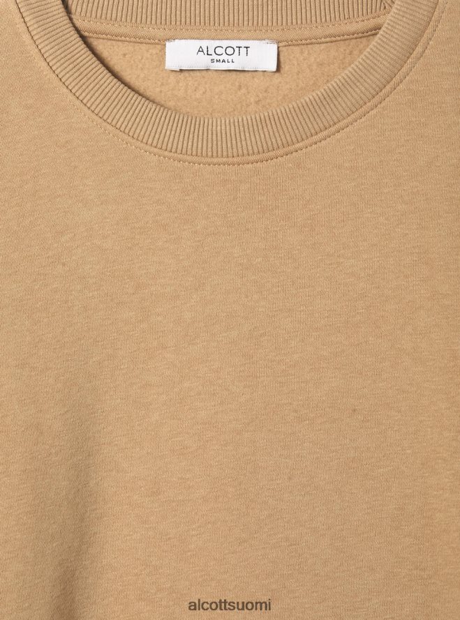 vaatetus fi Alcott naiset puuvillainen pyöreäkauluksinen collegepaita bk1 musta HL28P0138