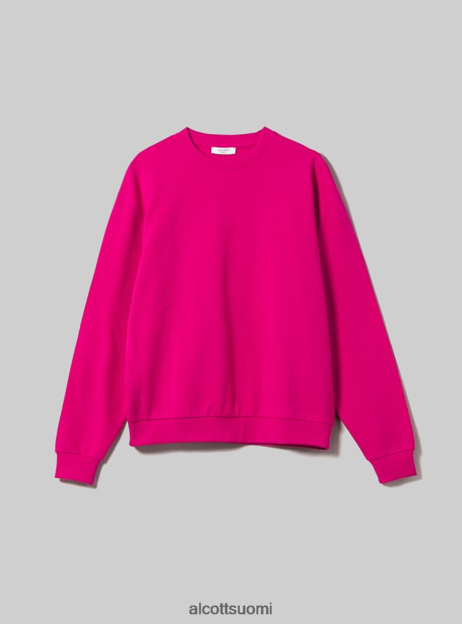 vaatetus fi Alcott naiset puuvillainen pyöreäkauluksinen collegepaita bk1 musta HL28P0139