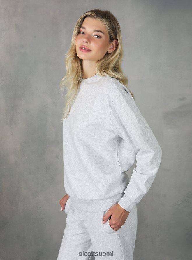 vaatetus fi Alcott naiset puuvillainen pyöreäkauluksinen collegepaita bk1 musta HL28P0365