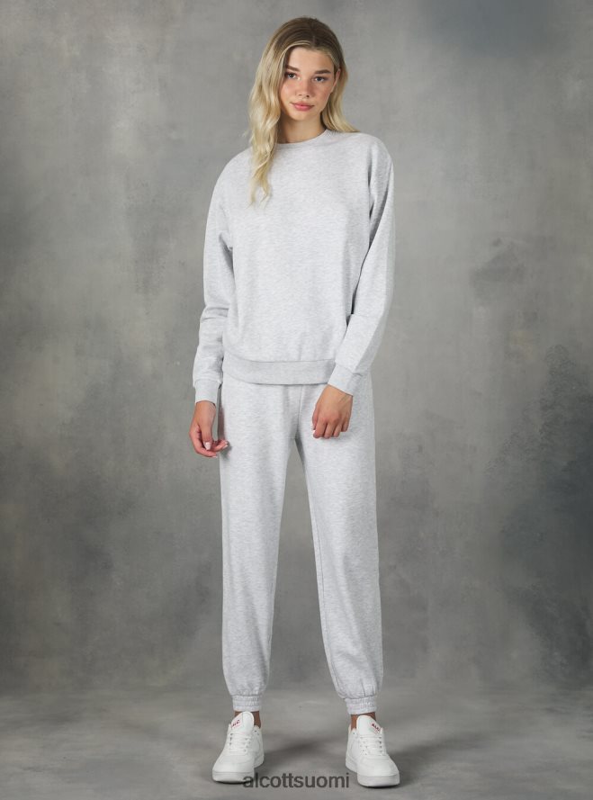 vaatetus fi Alcott naiset puuvillainen pyöreäkauluksinen collegepaita bk1 musta HL28P0365