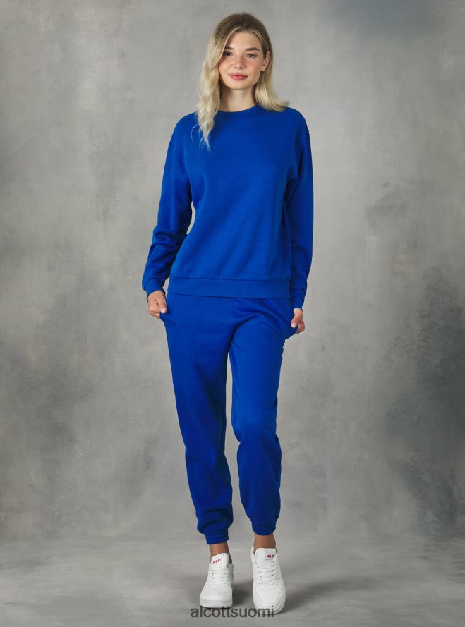 vaatetus fi Alcott naiset puuvillainen pyöreäkauluksinen collegepaita bk1 musta HL28P0433