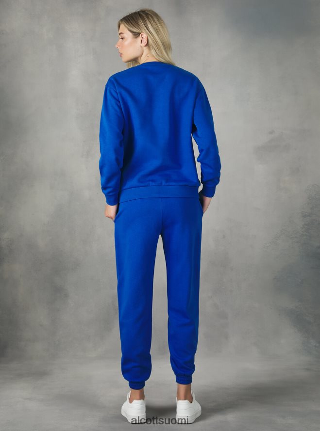 vaatetus fi Alcott naiset puuvillainen pyöreäkauluksinen collegepaita bk1 musta HL28P0433