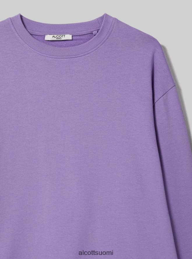 vaatetus fi Alcott naiset tavallinen puuvillainen pyöreäkauluksinen collegepaita wh2 valkoinen HL28P070