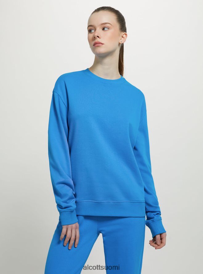 vaatetus fi Alcott naiset tavallinen puuvillainen pyöreäkauluksinen collegepaita wh2 valkoinen HL28P076