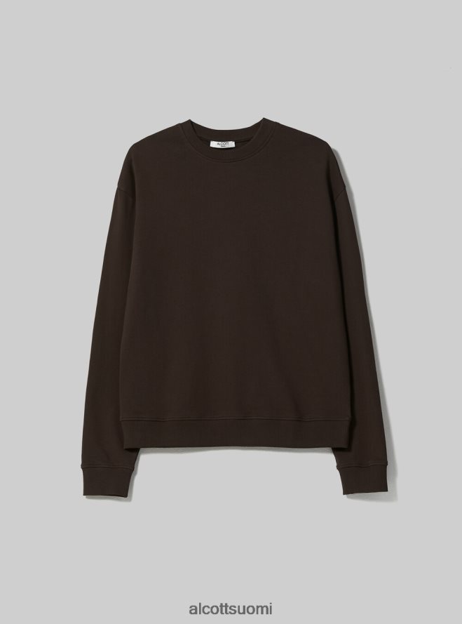 vaatetus fi Alcott naiset tavallinen puuvillainen pyöreäkauluksinen collegepaita wh2 valkoinen HL28P092