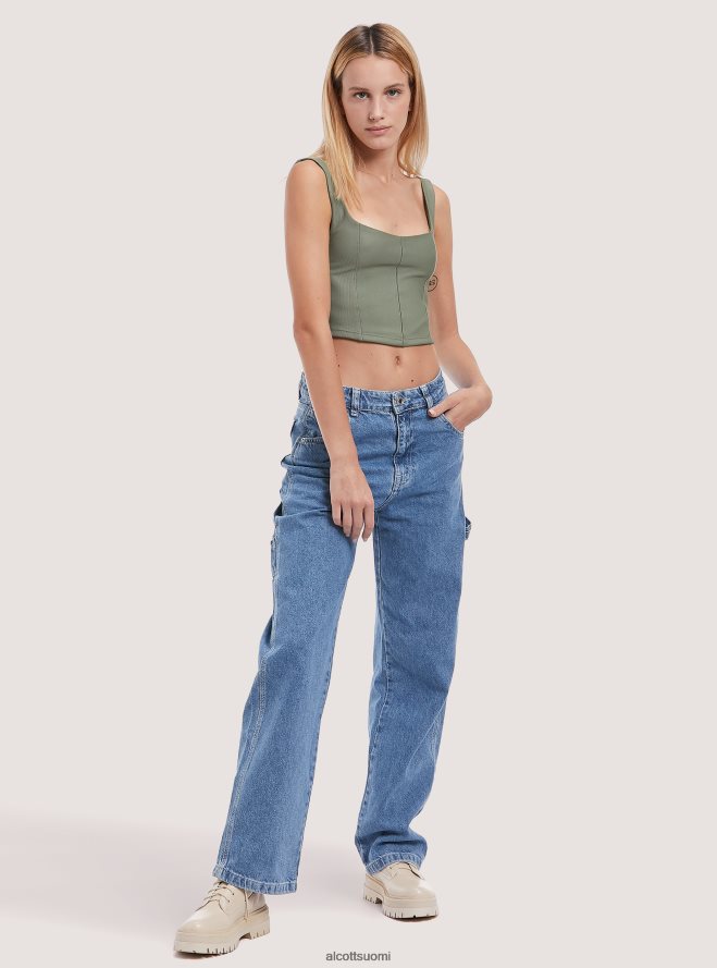 vaatetus fi Alcott naiset alkuun leikattu bustier ky1 kaky tumma HL28P0476