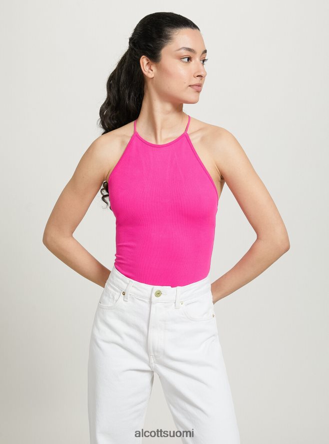 vaatetus fi Alcott naiset body riimu con scollatura sul back bk1 musta HL28P085