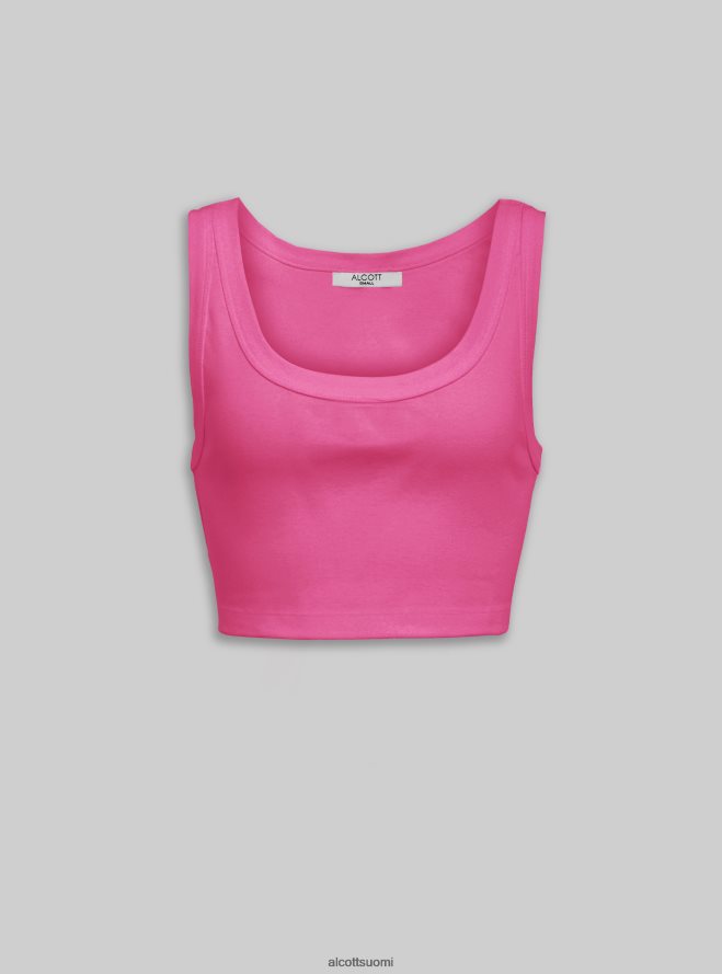 vaatetus fi Alcott naiset canotta basic crop a costine bk1 musta HL28P0274