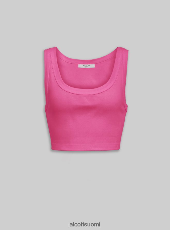 vaatetus fi Alcott naiset canotta basic crop a costine bk1 musta HL28P0274