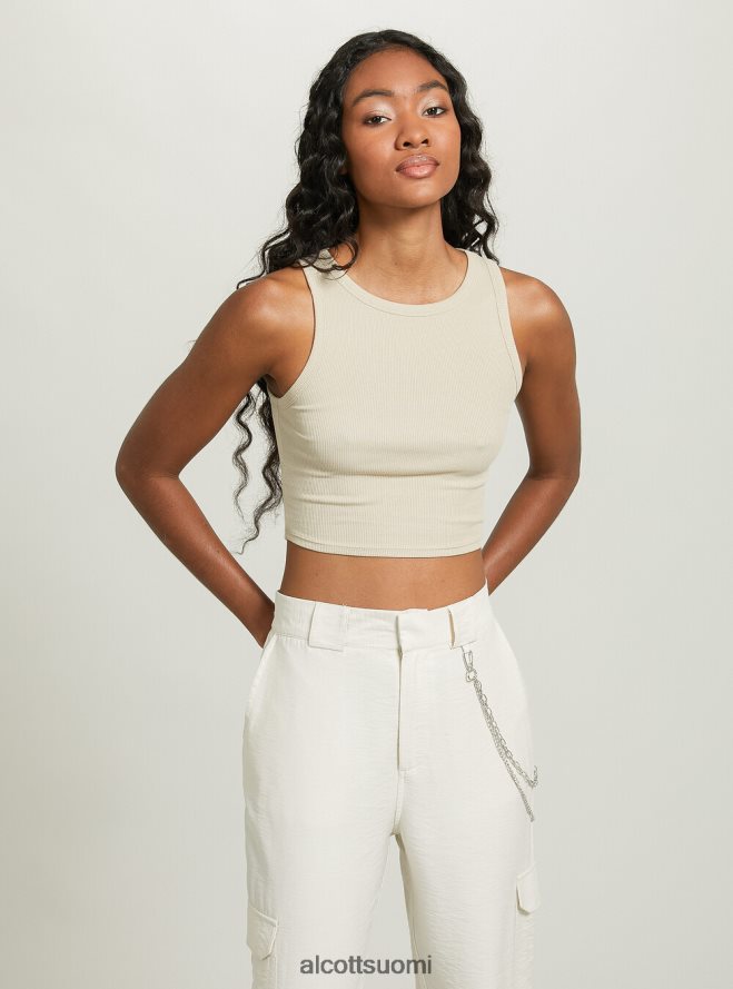 vaatetus fi Alcott naiset lyhennetty puuvillapusero bk1 musta HL28P0179