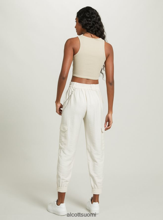 vaatetus fi Alcott naiset lyhennetty puuvillapusero bk1 musta HL28P0179