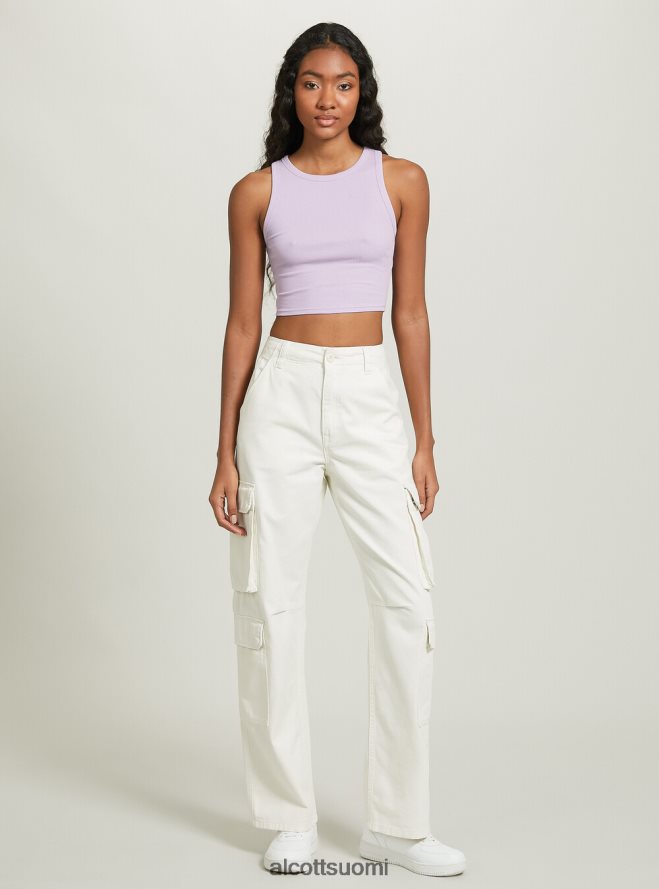 vaatetus fi Alcott naiset lyhennetty puuvillapusero bk1 musta HL28P0293