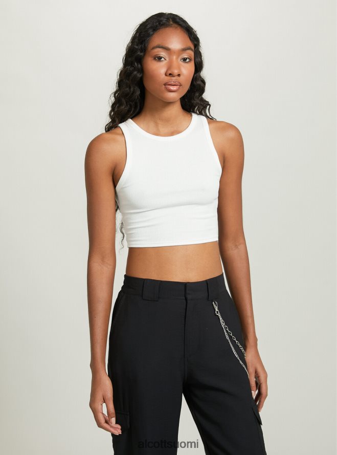 vaatetus fi Alcott naiset lyhennetty puuvillapusero bk1 musta HL28P0295