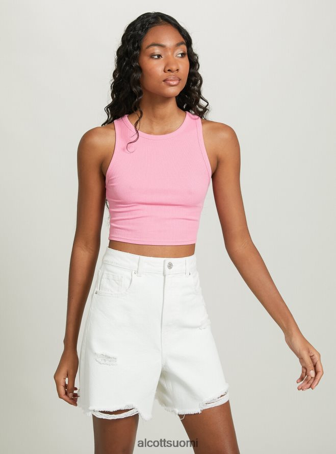 vaatetus fi Alcott naiset lyhennetty puuvillapusero bk1 musta HL28P0504