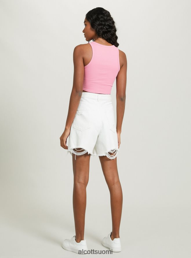 vaatetus fi Alcott naiset lyhennetty puuvillapusero bk1 musta HL28P0504