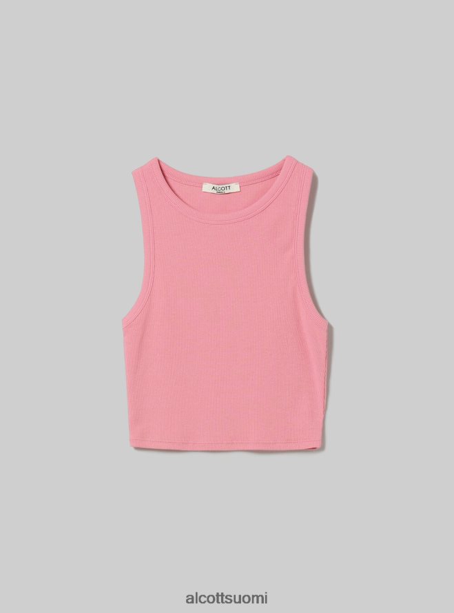 vaatetus fi Alcott naiset lyhennetty puuvillapusero bk1 musta HL28P0504