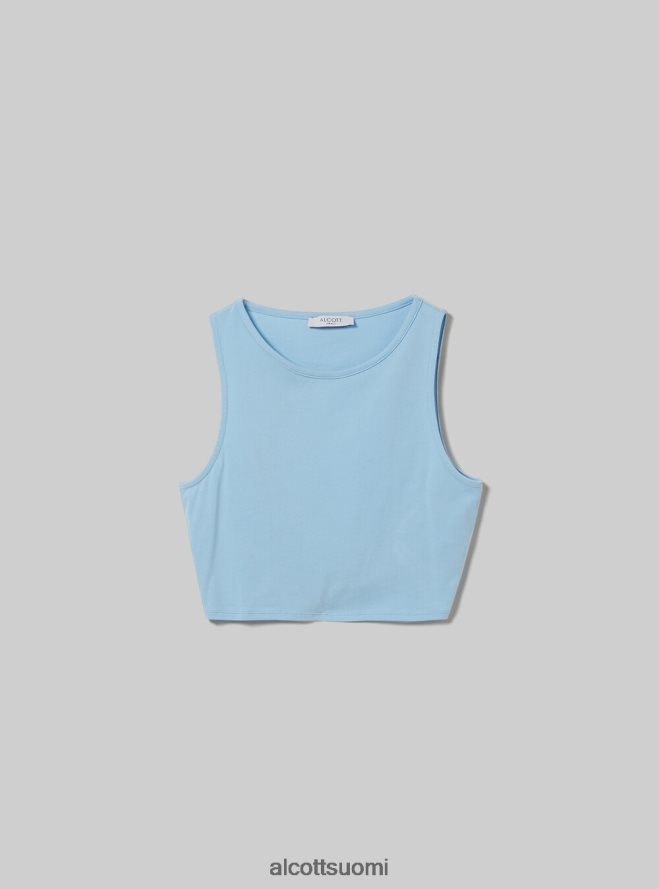 vaatetus fi Alcott naiset nauhallinen crop toppi wh2 valkoinen HL28P0275