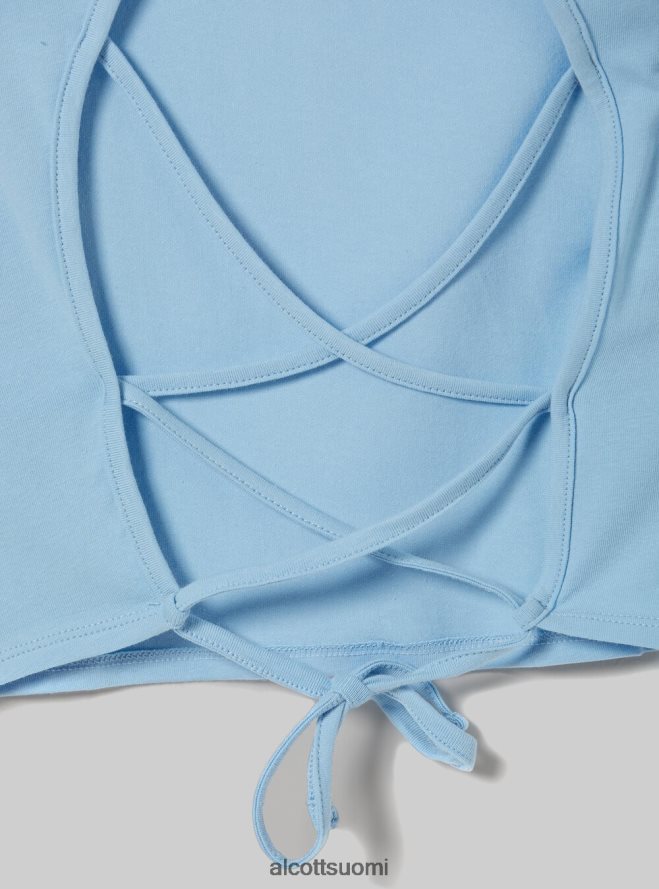 vaatetus fi Alcott naiset nauhallinen crop toppi wh2 valkoinen HL28P0275