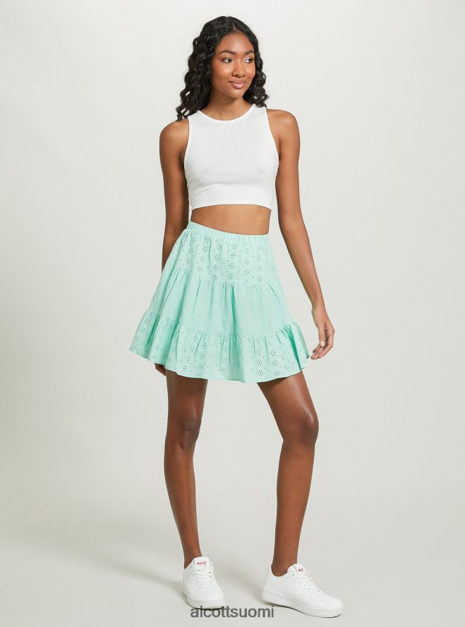 vaatetus fi Alcott naiset nauhallinen crop toppi wh2 valkoinen HL28P02