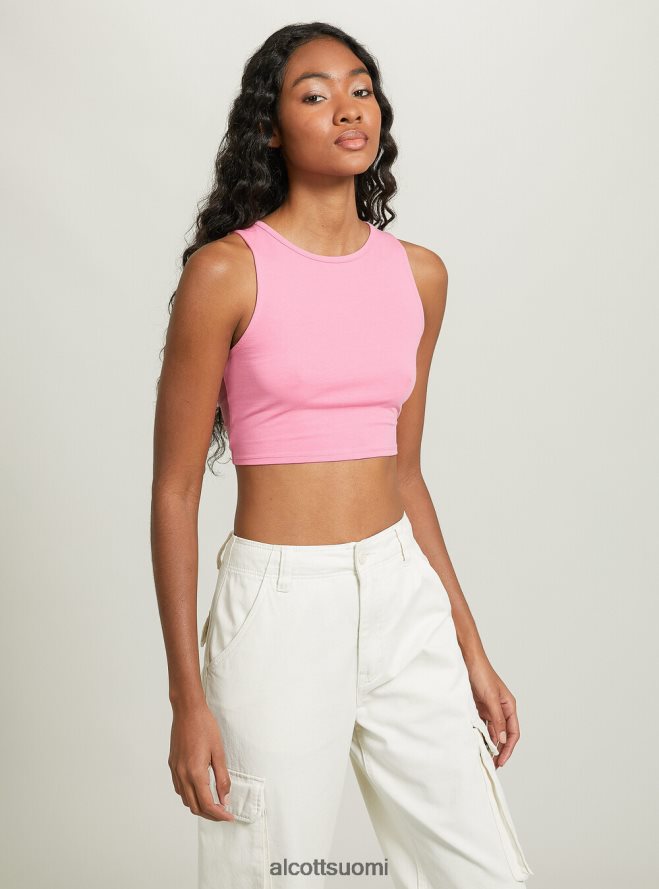 vaatetus fi Alcott naiset nauhallinen crop toppi wh2 valkoinen HL28P0333