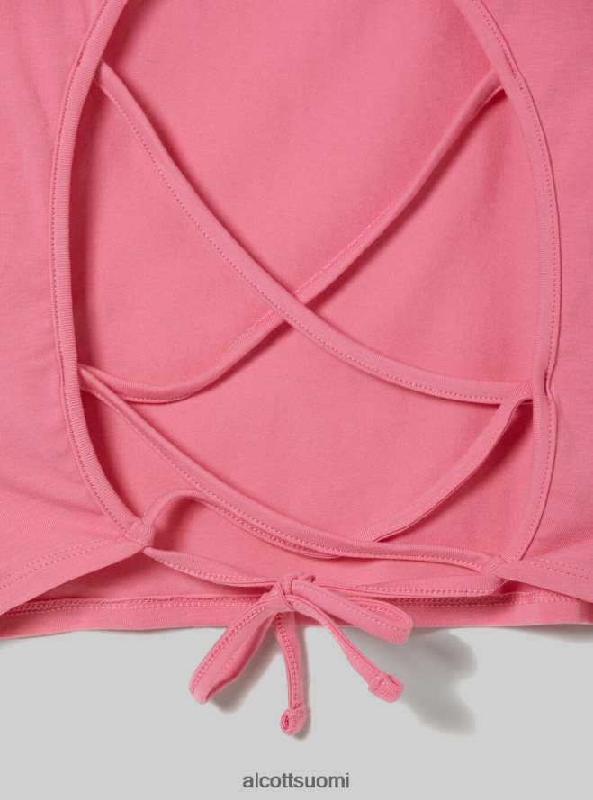 vaatetus fi Alcott naiset nauhallinen crop toppi wh2 valkoinen HL28P0333