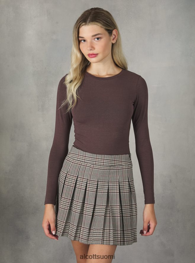 vaatetus fi Alcott naiset pitkähihainen body bk1 musta HL28P0496