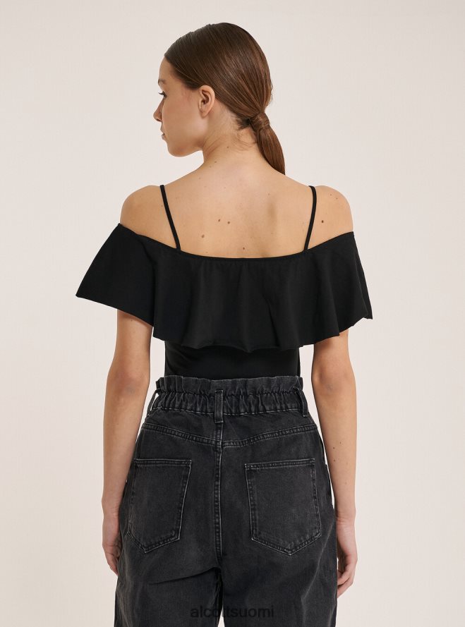 vaatetus fi Alcott naiset puuvillainen body röyhelöillä c2274 azzurre HL28P0318