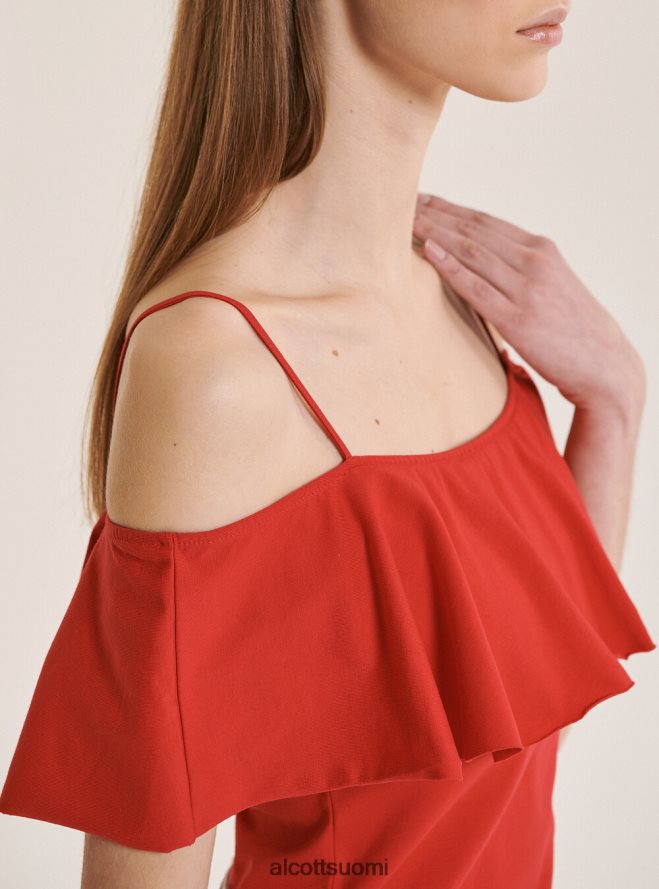 vaatetus fi Alcott naiset puuvillainen body röyhelöillä c2274 azzurre HL28P0395