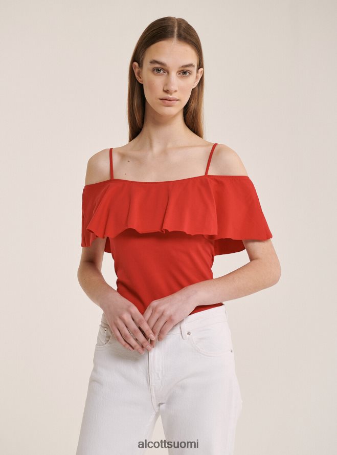 vaatetus fi Alcott naiset puuvillainen body röyhelöillä c2274 azzurre HL28P0395