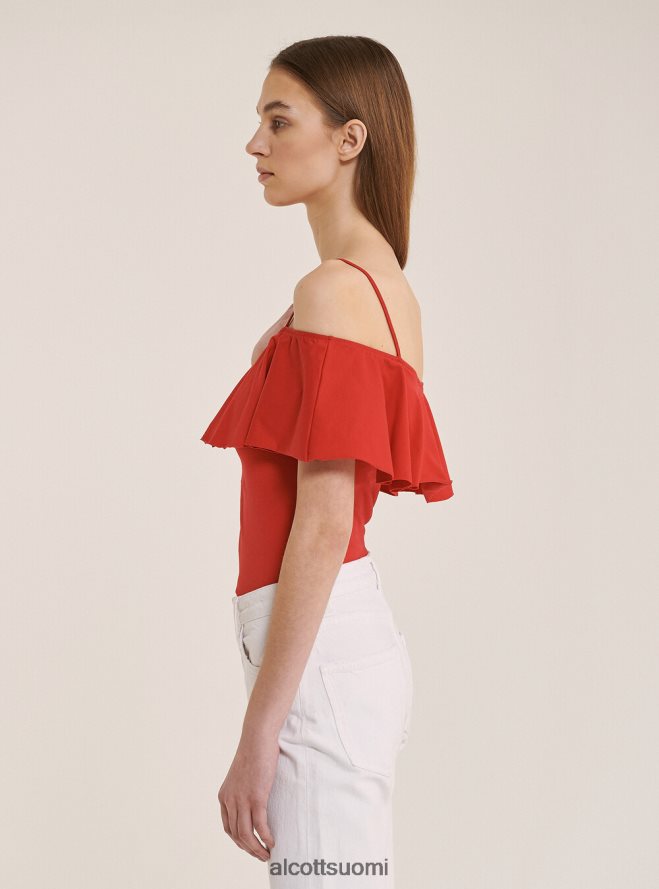 vaatetus fi Alcott naiset puuvillainen body röyhelöillä c2274 azzurre HL28P0395