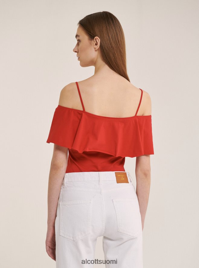 vaatetus fi Alcott naiset puuvillainen body röyhelöillä c2274 azzurre HL28P0395