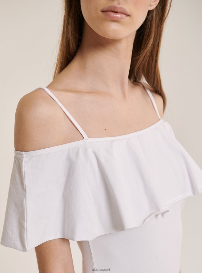 vaatetus fi Alcott naiset puuvillainen body röyhelöillä c2274 azzurre HL28P0425