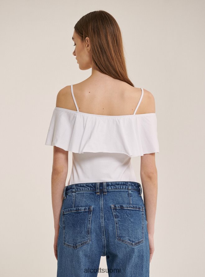 vaatetus fi Alcott naiset puuvillainen body röyhelöillä c2274 azzurre HL28P0425