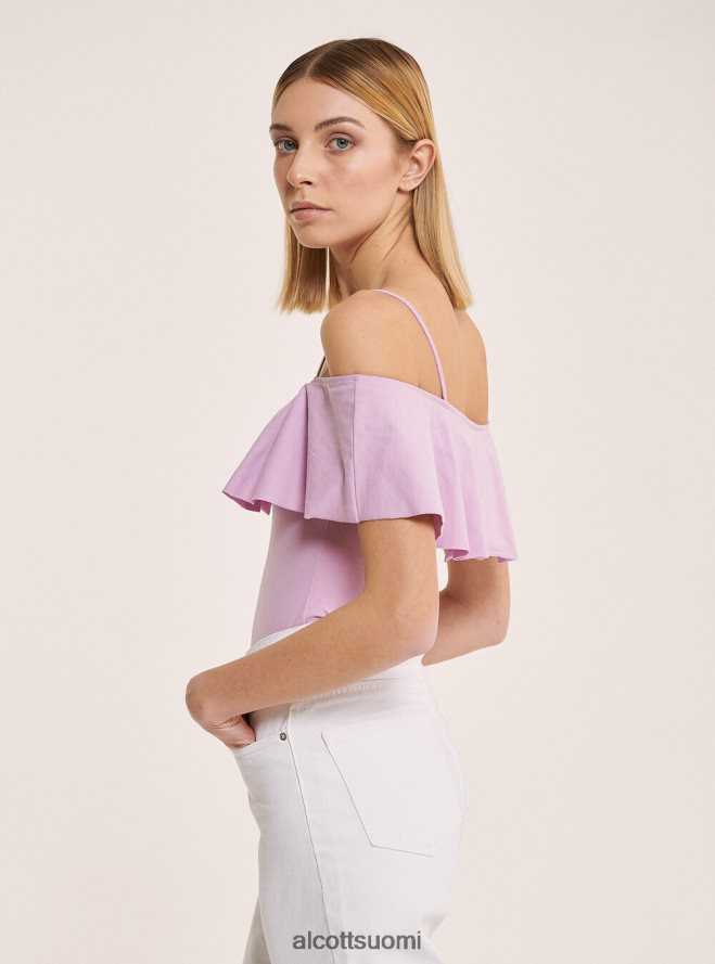 vaatetus fi Alcott naiset puuvillainen body röyhelöillä c2274 azzurre HL28P071