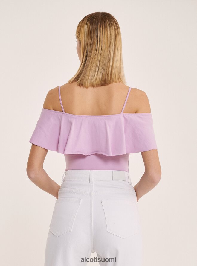 vaatetus fi Alcott naiset puuvillainen body röyhelöillä c2274 azzurre HL28P071