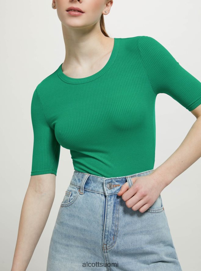 vaatetus fi Alcott naiset resori lyhythihainen body bk1 musta HL28P074